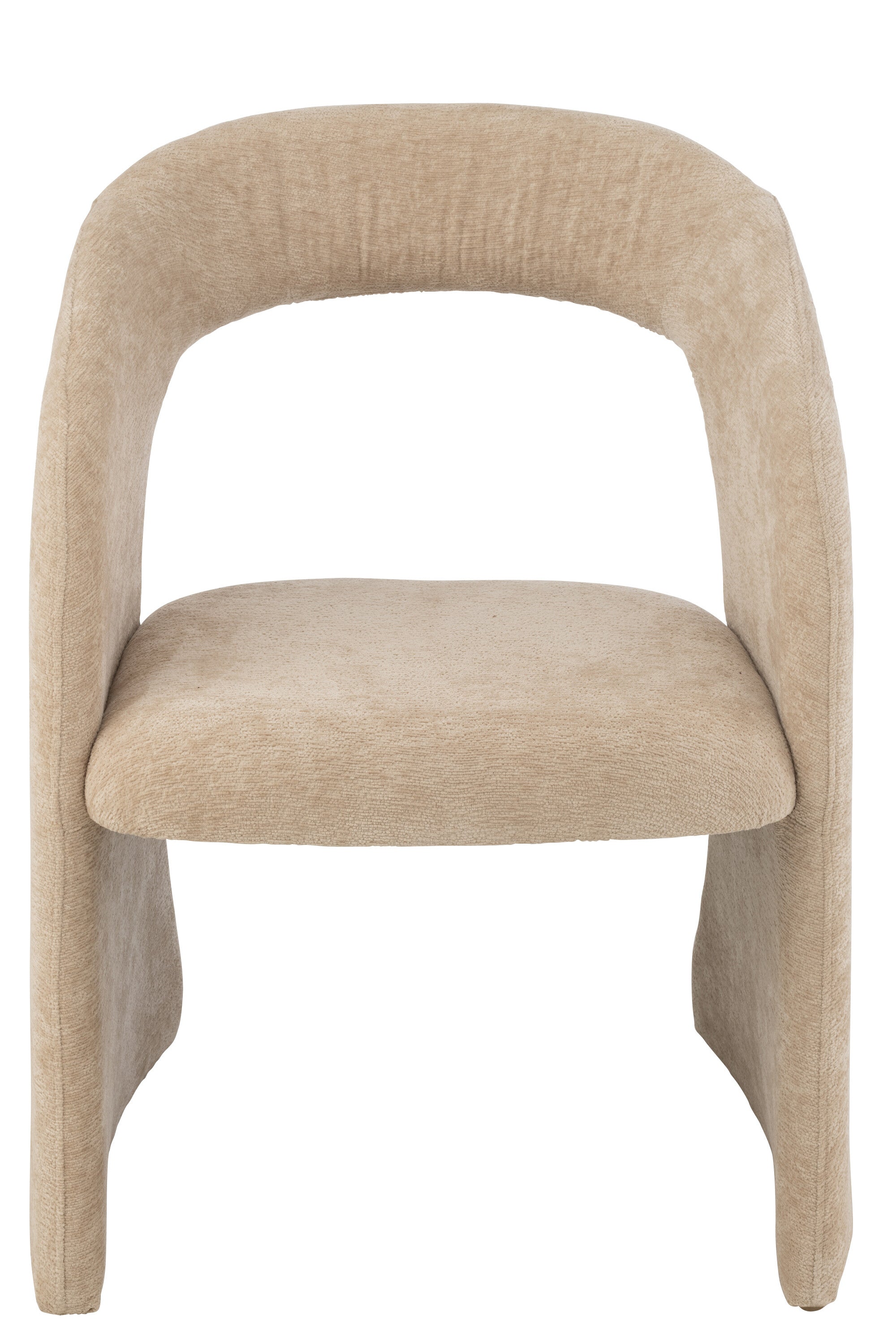 Chaise de repas “Anis” - Tissu Beige, Confort Cosy | J-Line