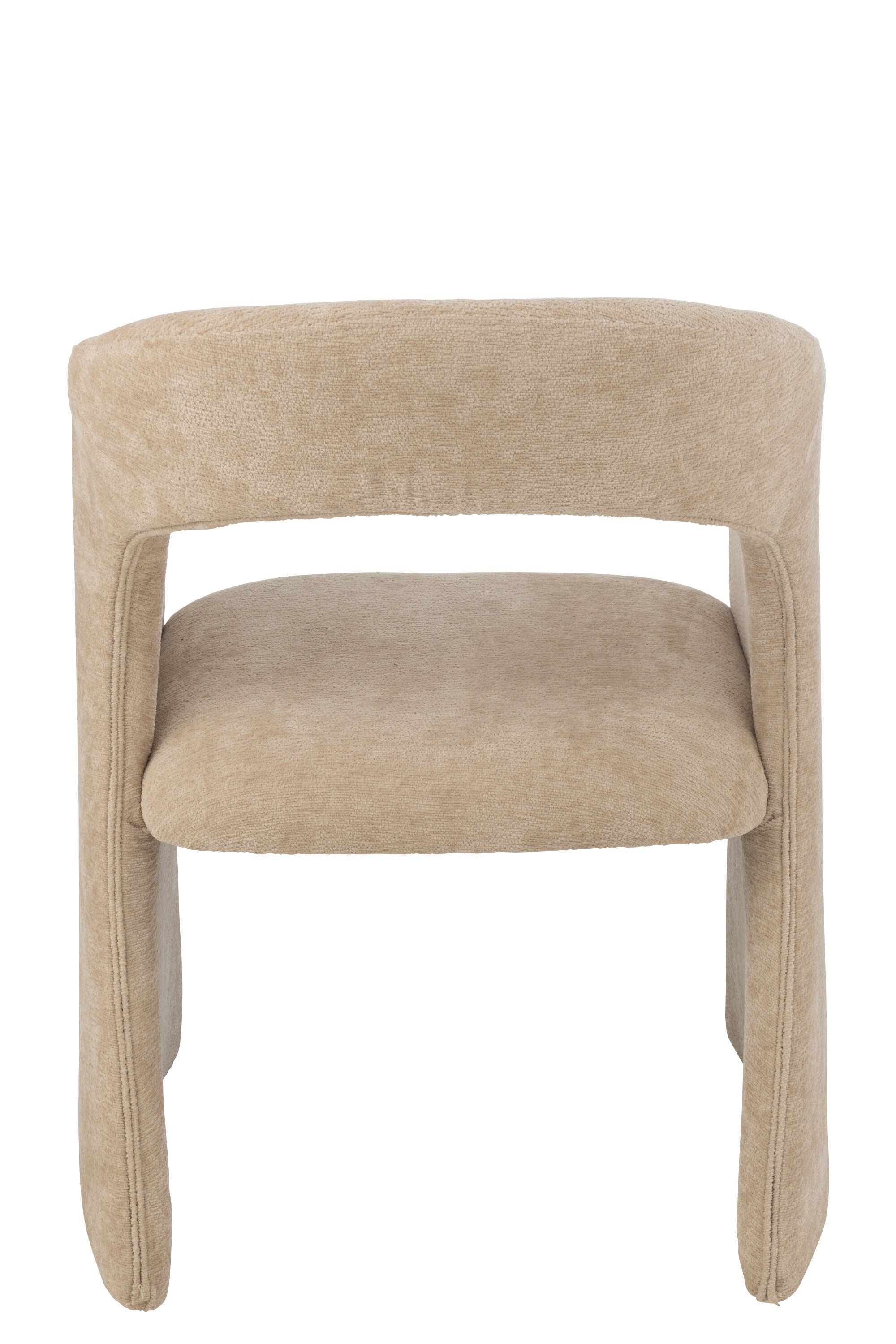 Chaise de repas “Anis” - Tissu Beige, Confort Cosy | J-Line