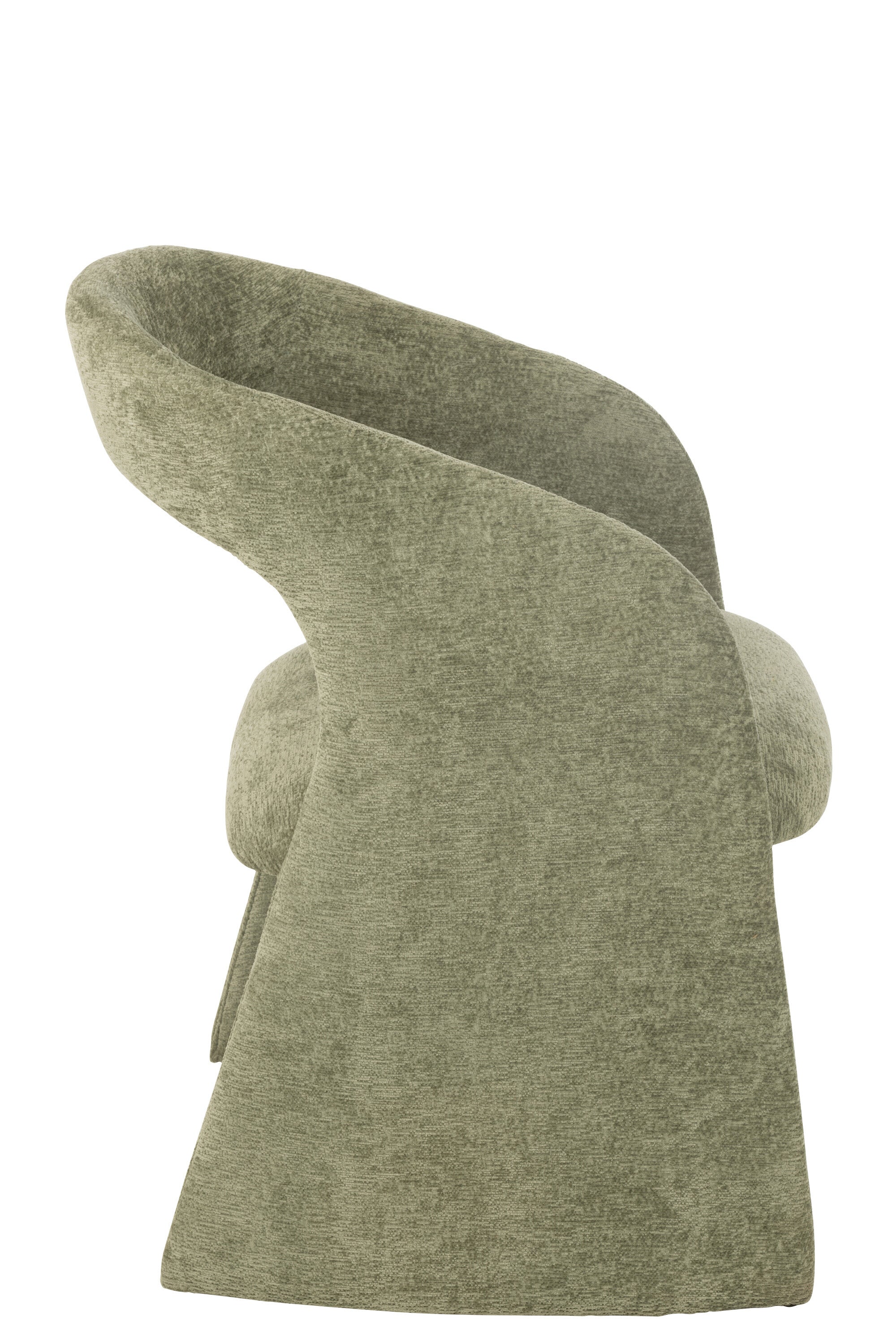 Chaise de repas “Anis” - Tissu Vert Menthe, Confort Cosy | J-Line