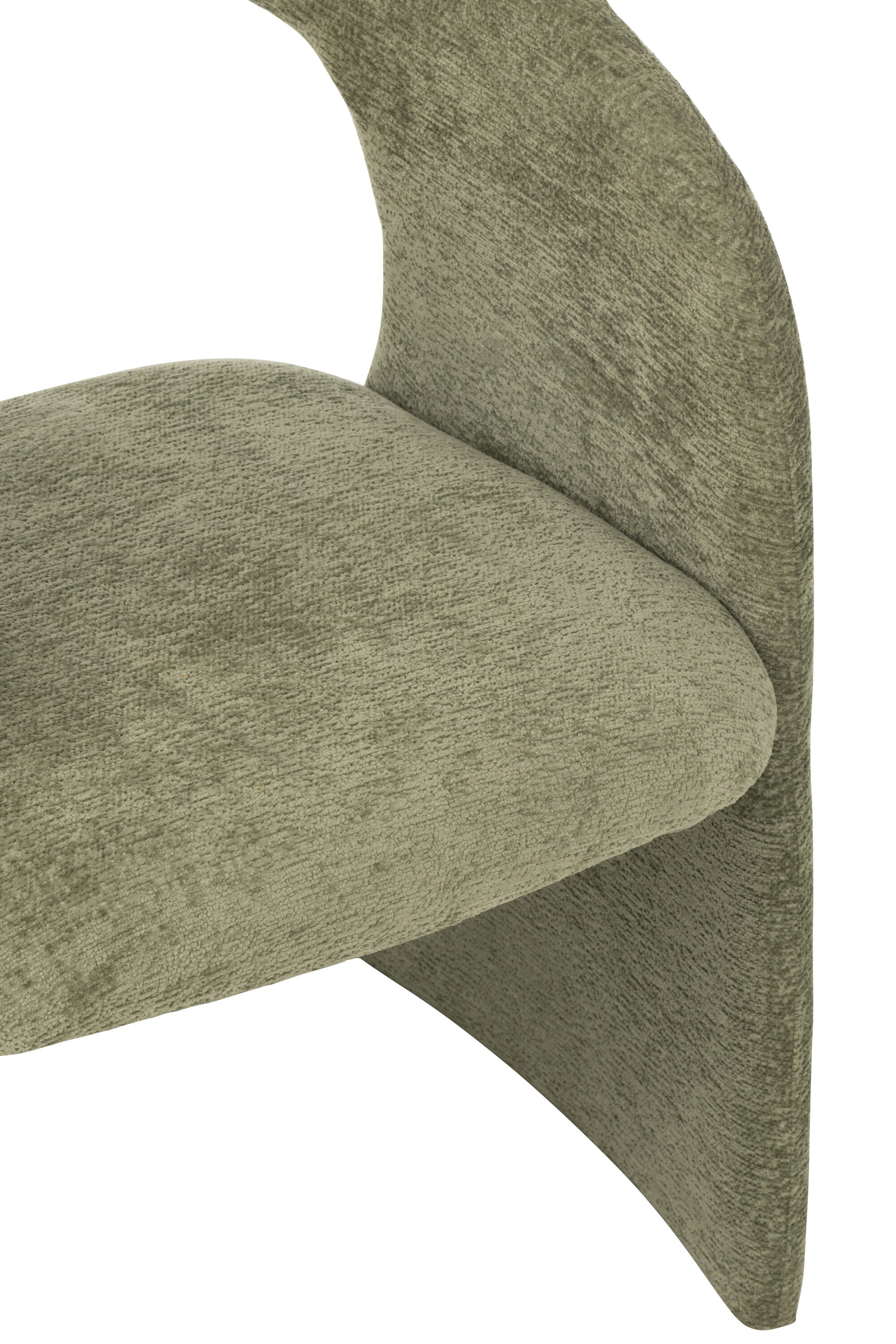 Chaise de repas “Anis” - Tissu Vert Menthe, Confort Cosy | J-Line