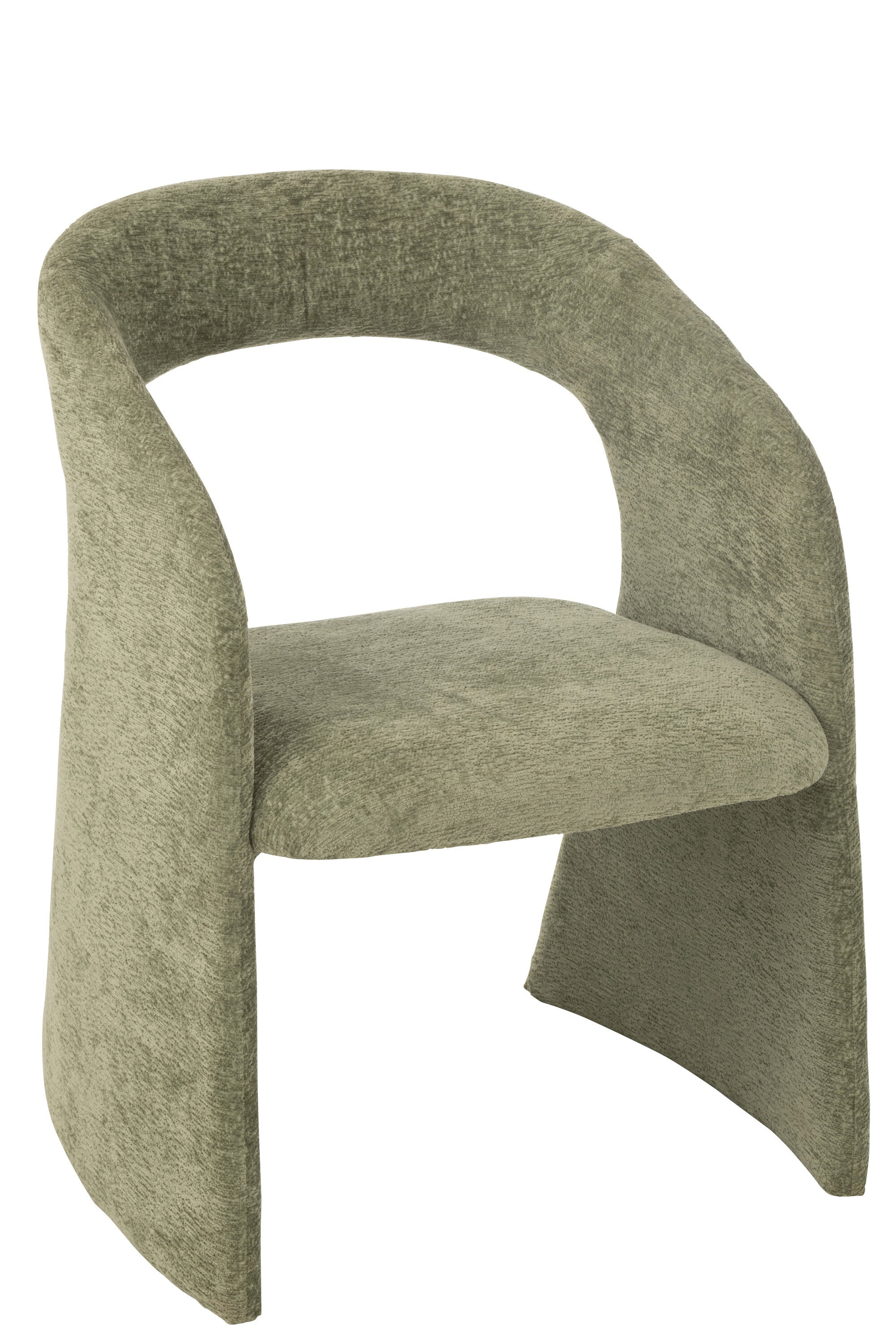 Chaise de repas “Anis” - Tissu Vert Menthe, Confort Cosy | J-Line