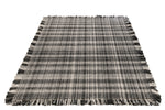 Tapis rectangle carreaux "Kalmar" en laine