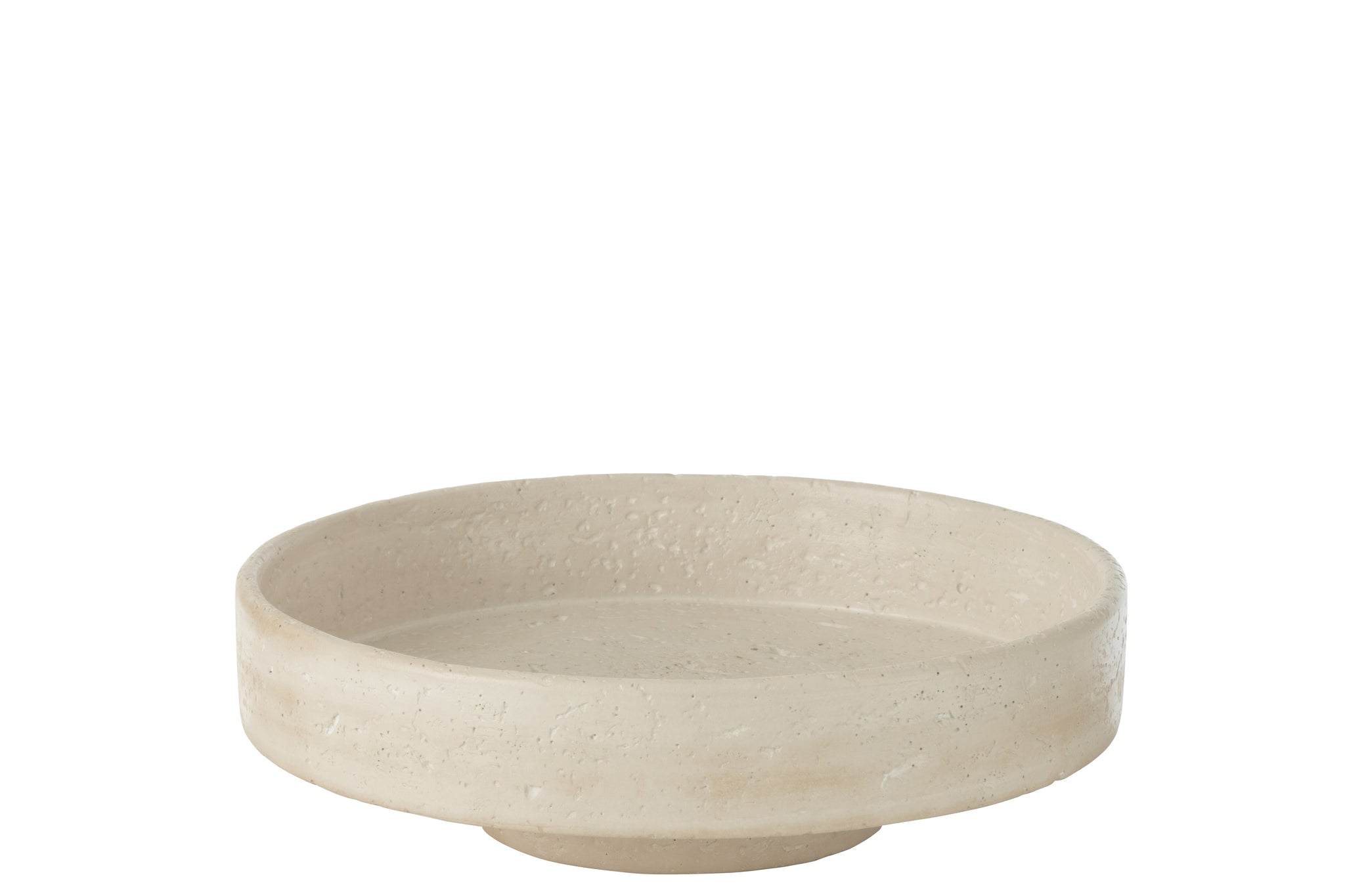 Bol décoratif “Oline” – Travertin naturel, Design sculptural | J-Line