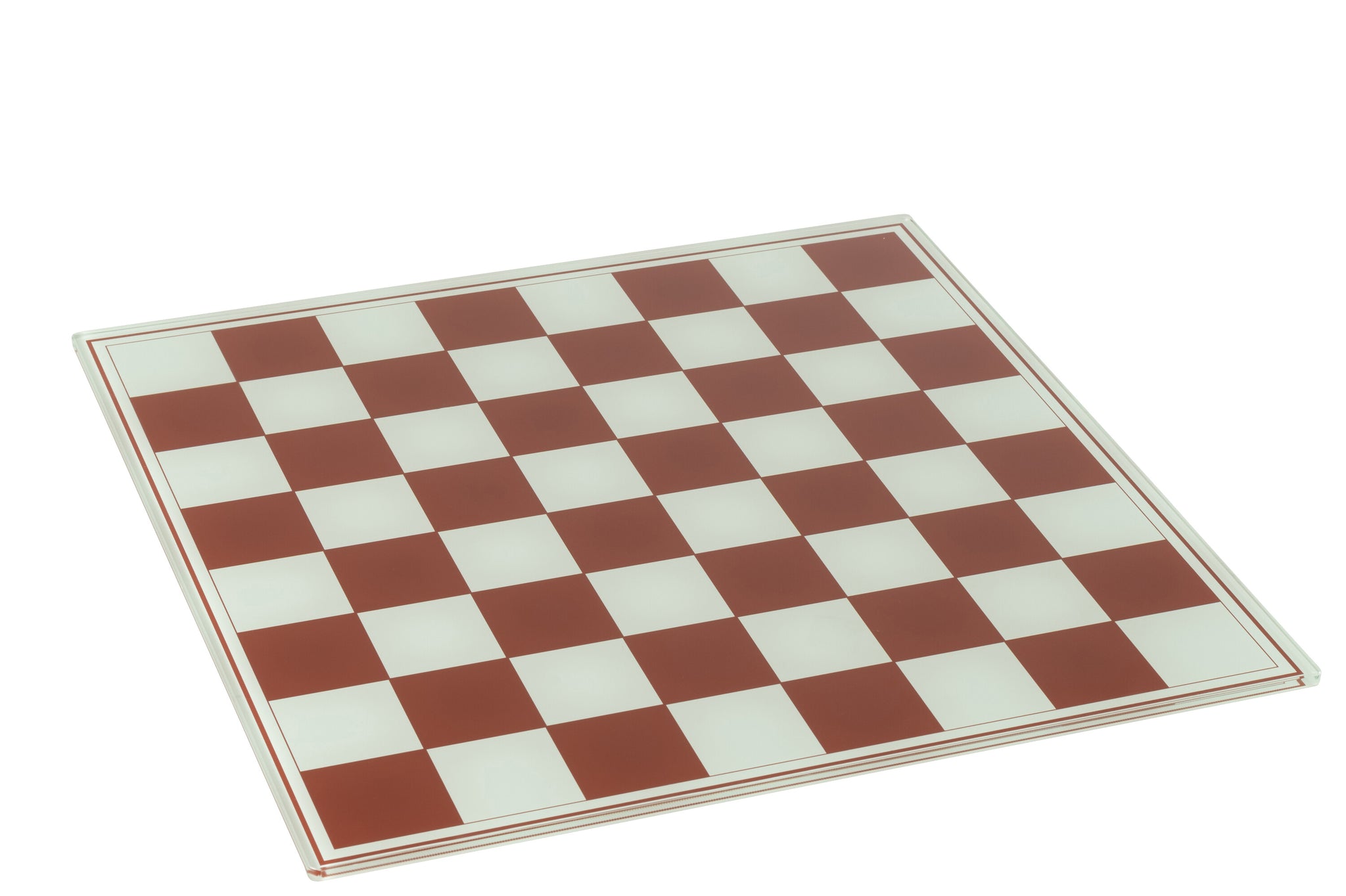 Jeu d'Échecs en Polyrésine Blanc & Rouge – Jeu décoratif, minimaliste & chic | J-Line