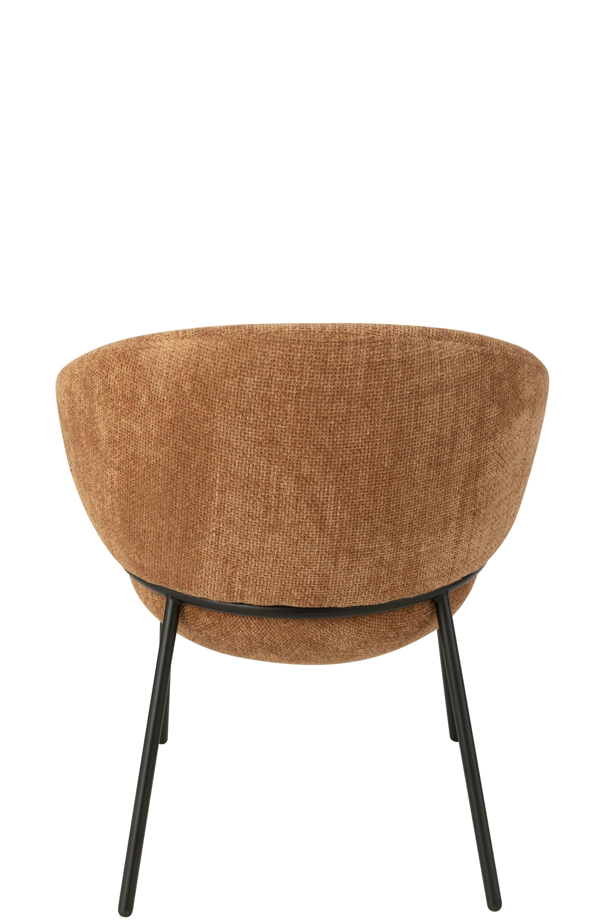 Chaise de repas “Bergen” - Tissu terracota, design cosy et moderne | Pelita