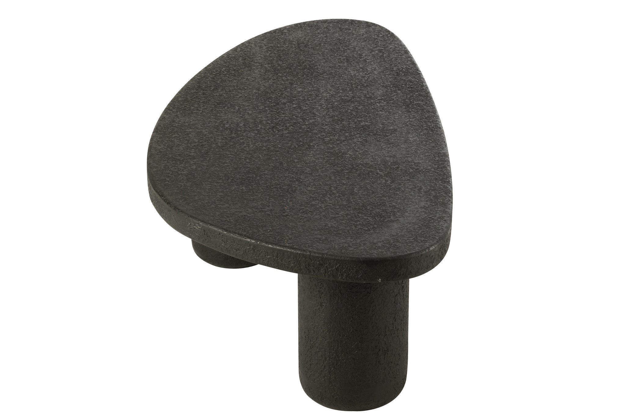 Table basse “Paul” ovale en bois noir – Design moderne, grand format | J-Line