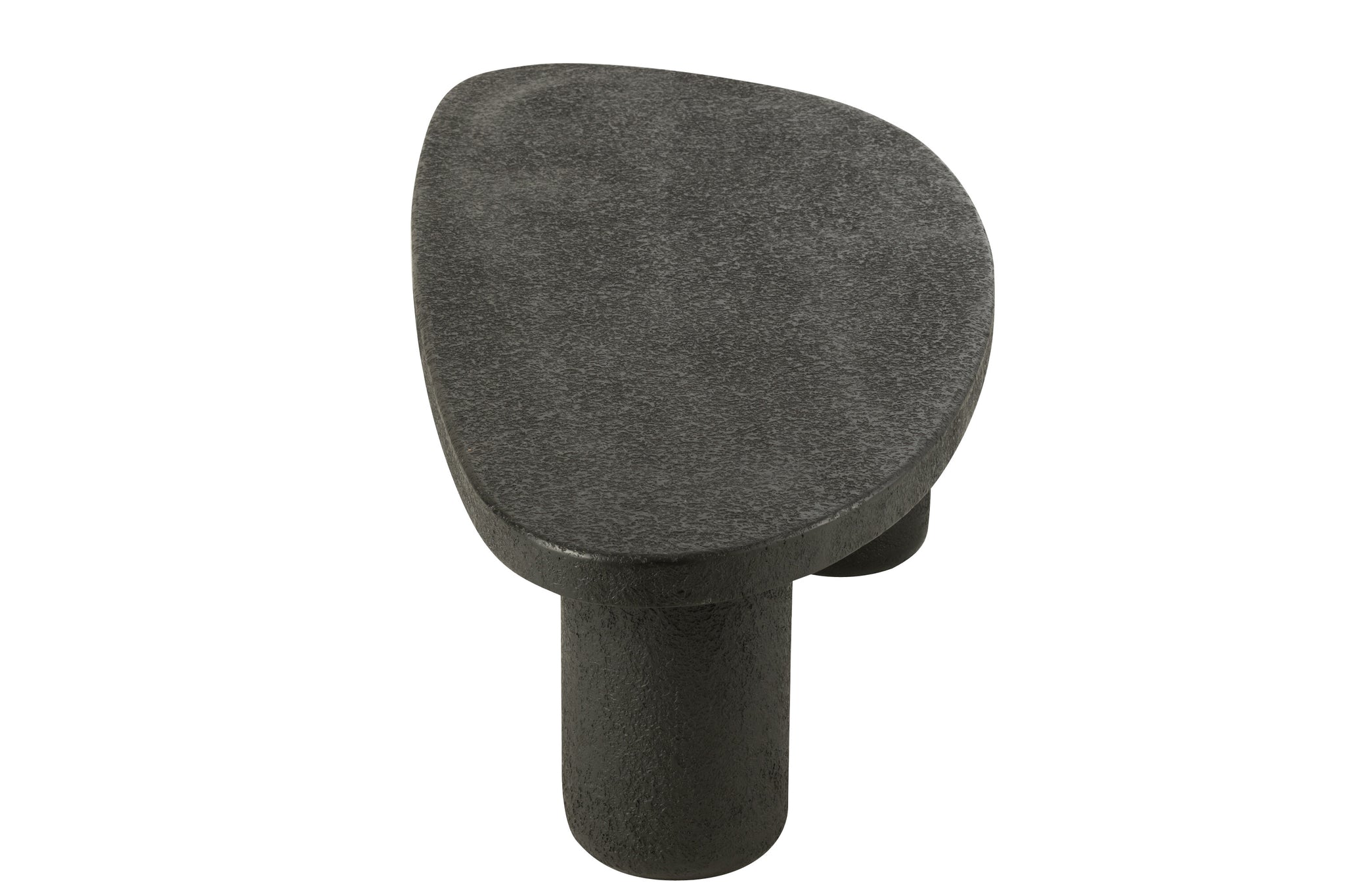 Table basse “Paul” ovale en bois noir – Design moderne, grand format | J-Line