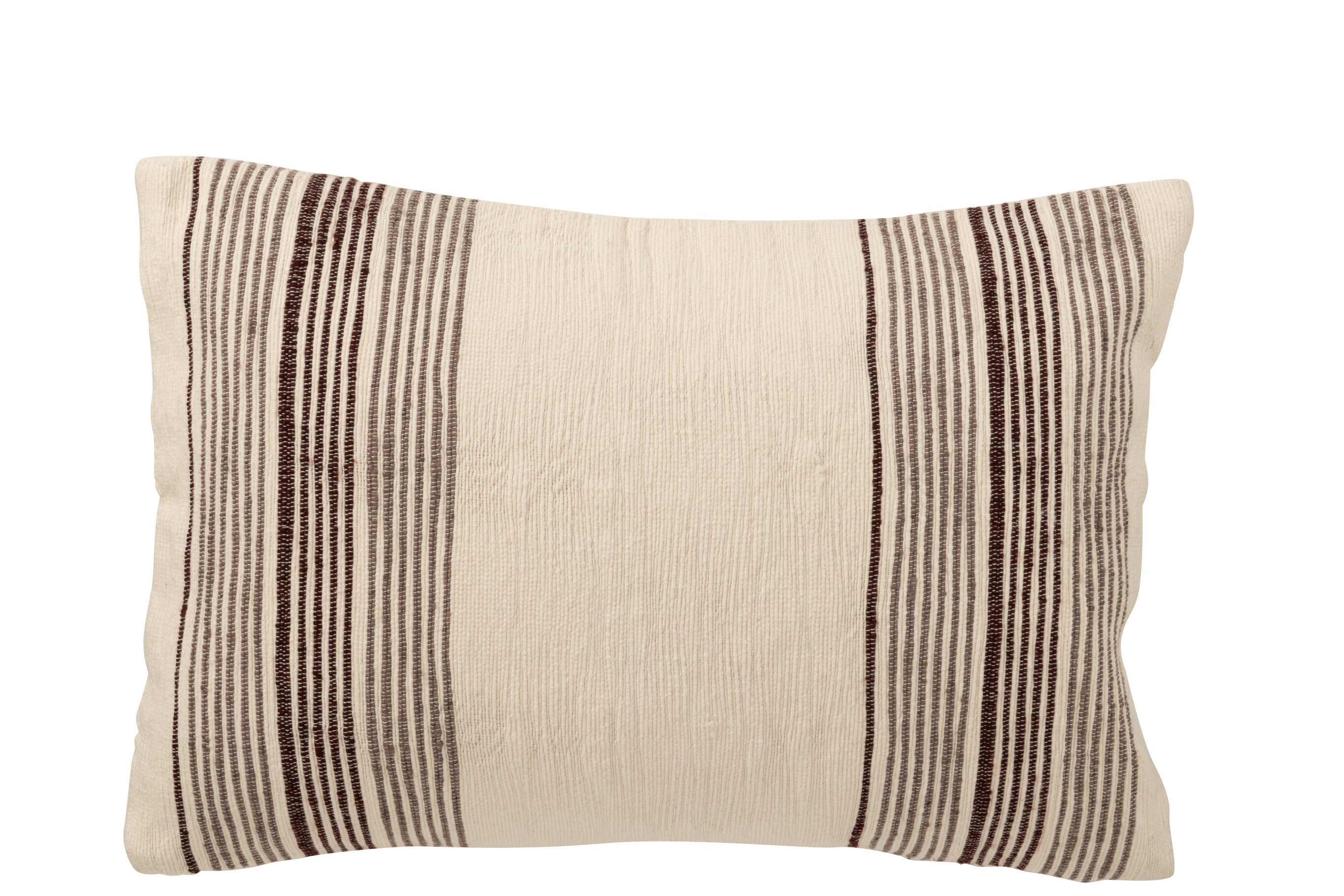 Coussin rectangle en coton striped – Design minimaliste, confort durable | J-Line