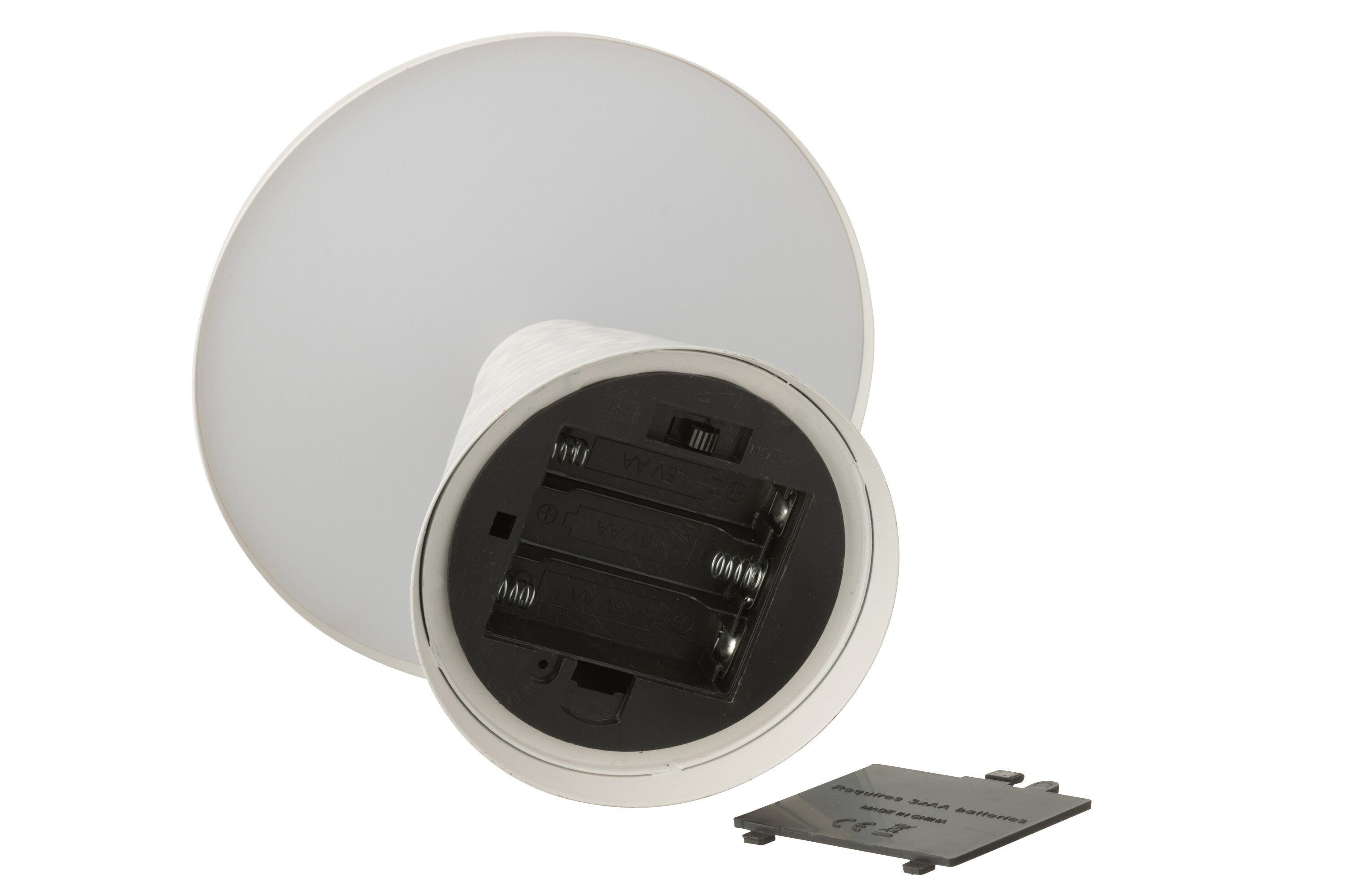 Lampe à poser champignon "Martin"  – Design moderne, fer blanc élégant | J-Line