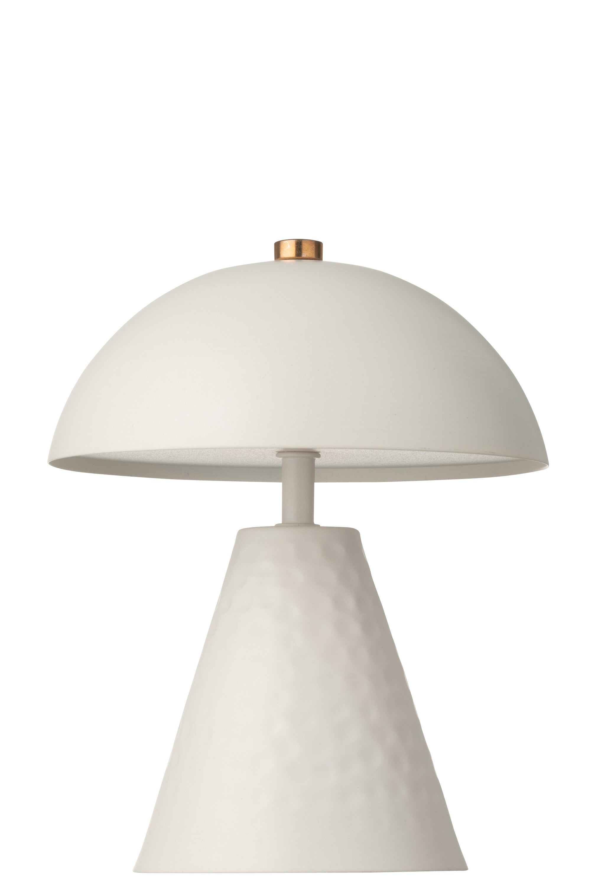 Lampe à poser champignon "Martin"  – Design moderne, fer blanc élégant | J-Line