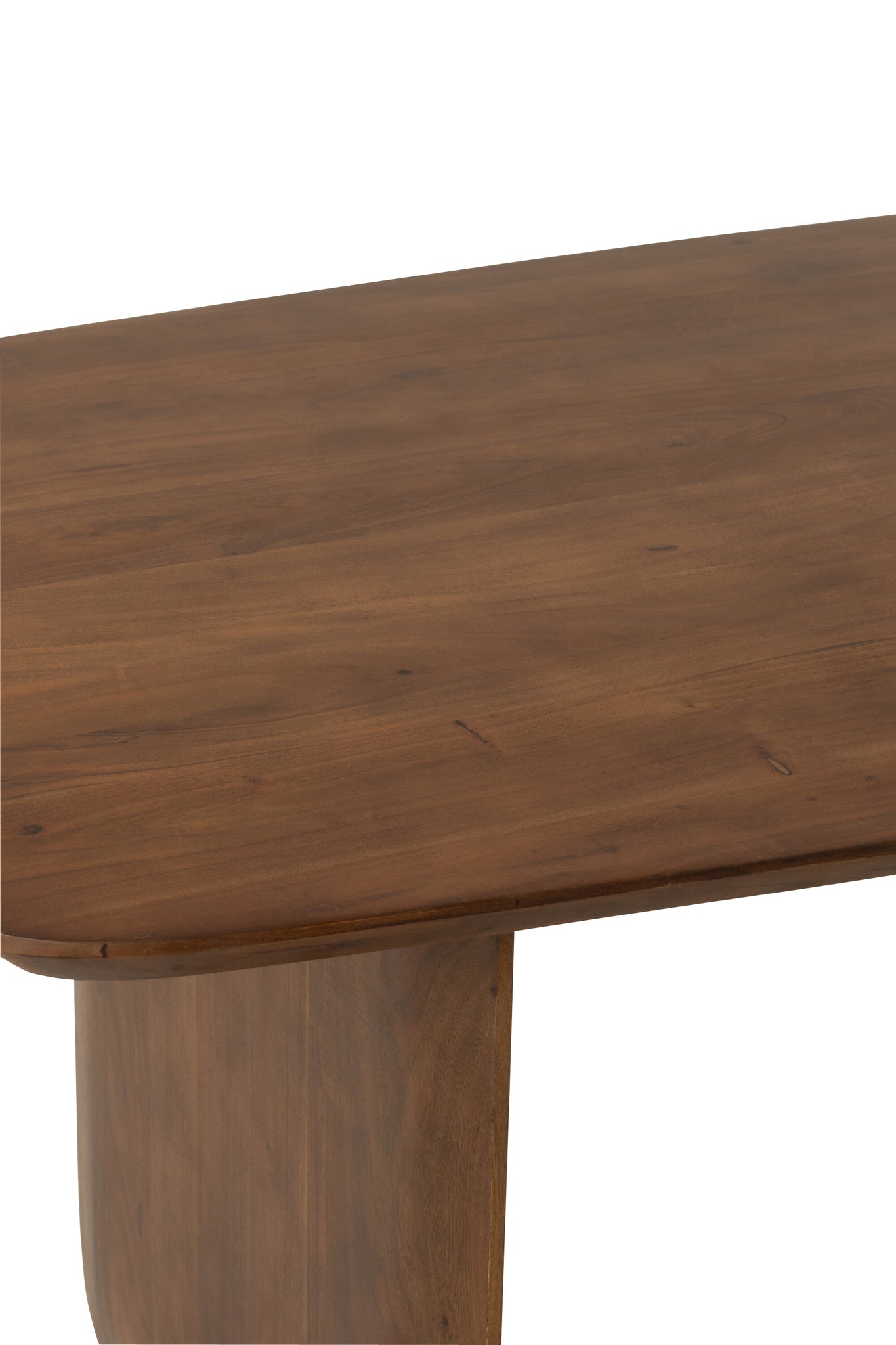 Table à manger "Lalla" en bois d'acacia finition foncée 190 cm x 100 cm – Élégance intemporelle, bois massif durable | J-Line