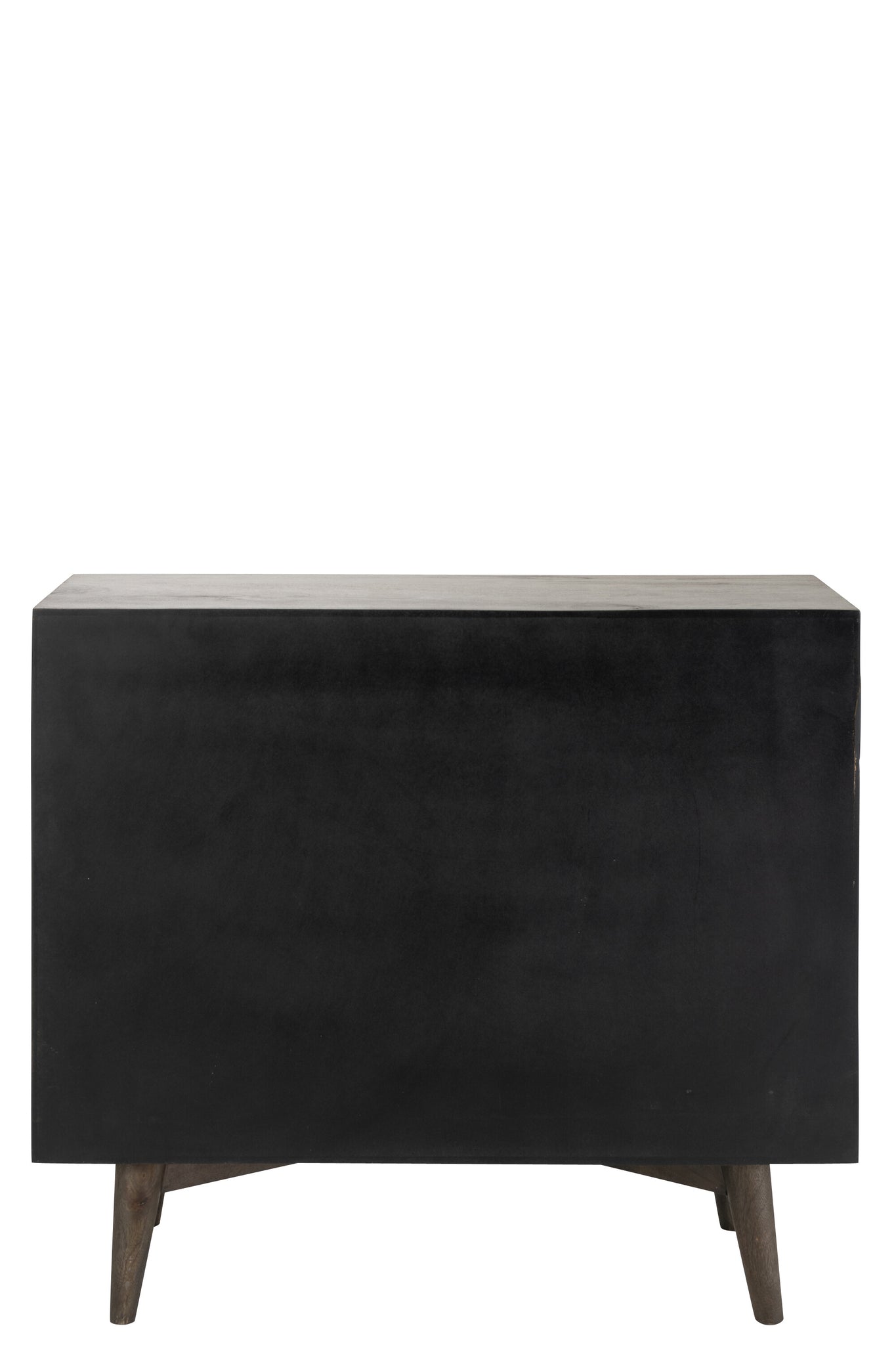 Commode design “Mozambique” en bois manguier foncé – Rangement sculptural, bois massif | J-Line