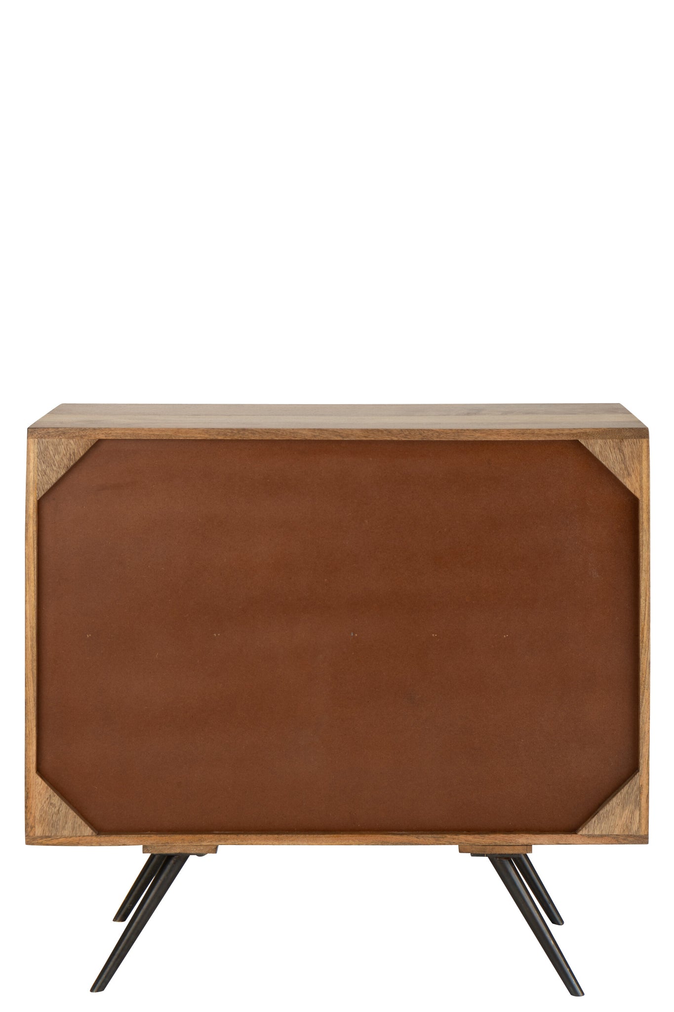 Buffet Design "Namibia" en Bois de Manguier et en Fil Tissé  – Motifs Ethniques, Finition Naturelle | J-Line