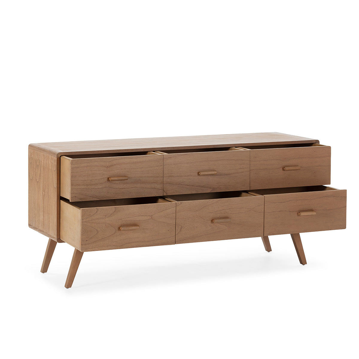 SUR DEVIS - Buffet 160x50x75 Bois de cèdre -- Sable - Club Pelita