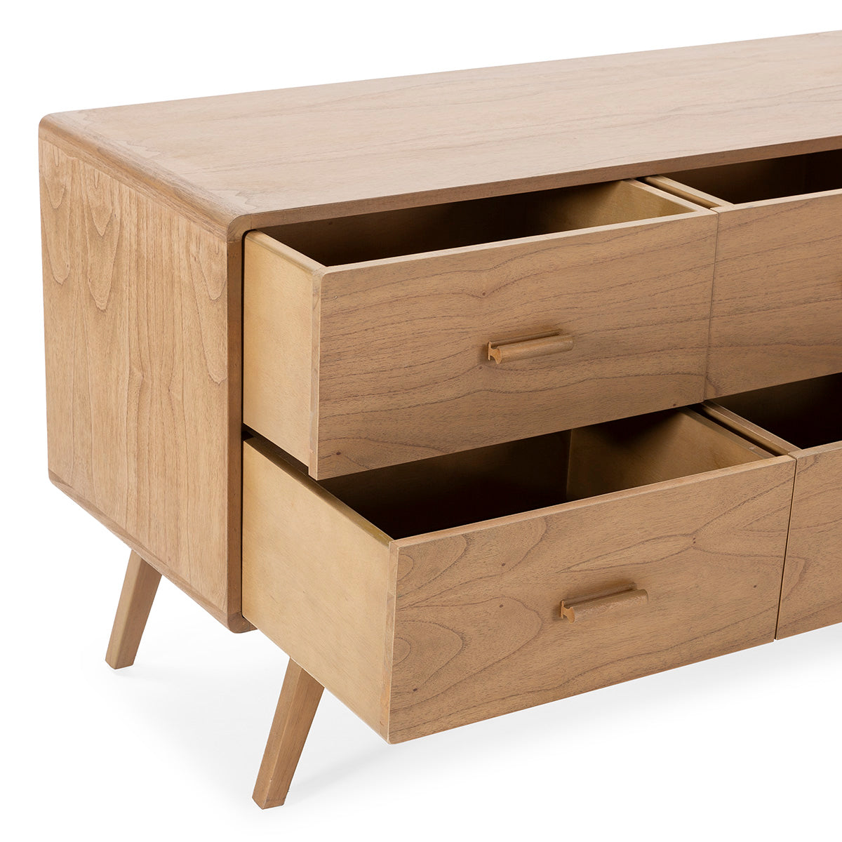 SUR DEVIS - Buffet 160x50x75 Bois de cèdre -- Sable - Club Pelita