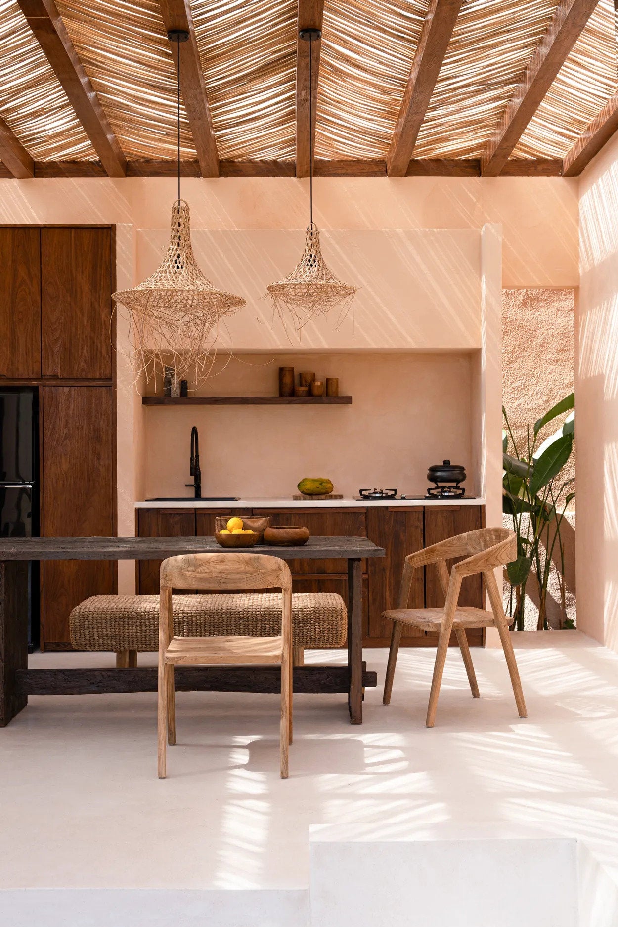 Abat-jour Mykonos en rotin - Naturel - L - Bazar Bizar