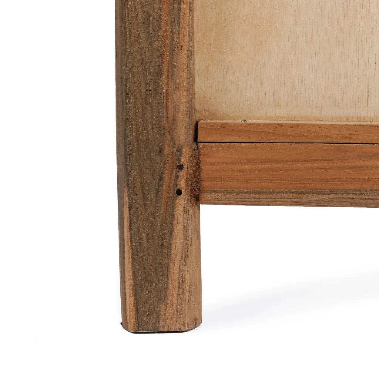 Miroir sur pied Fabulook en teck recyclé - Naturel - Bazar Bizar