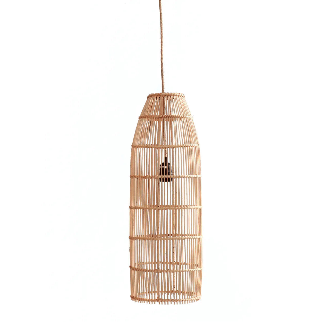 Abat-jour Fish Trap en rotin - Naturel - M - Bazar Bizar