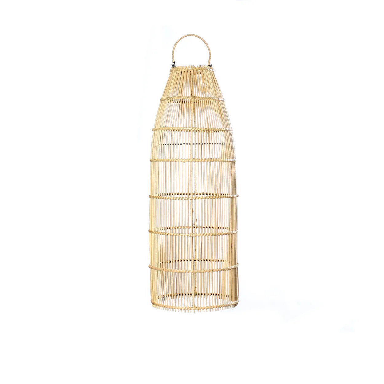 Abat-jour Fish Trap en rotin - Naturel - M - Bazar Bizar