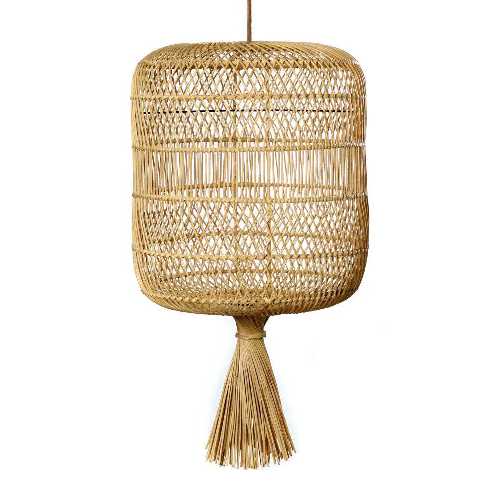 Abat-jour Dumpling en rotin - Naturel - L - Bazar Bizar