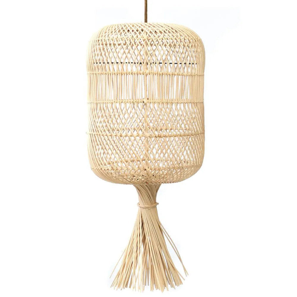 Abat-jour Dumpling en rotin - Naturel - M - Bazar Bizar