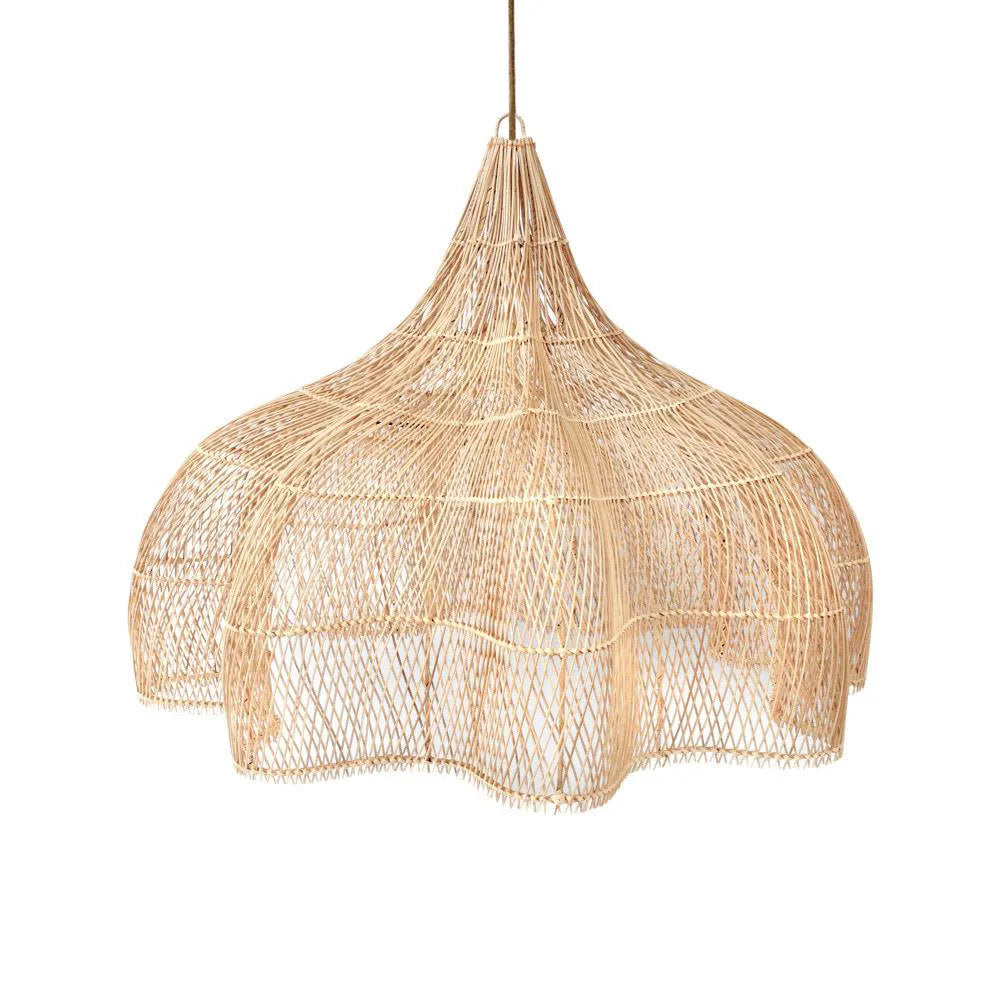 Abat-jour Whipped en rotin - Naturel - XL - Bazar Bizar