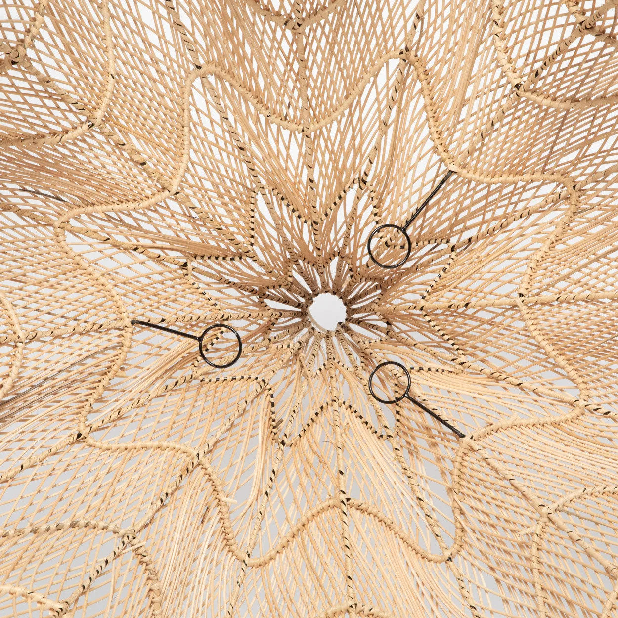 Abat-jour Whipped en rotin - Naturel - XL - Bazar Bizar
