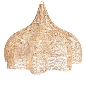 Abat-jour Whipped en rotin - Naturel - XXL - Bazar Bizar