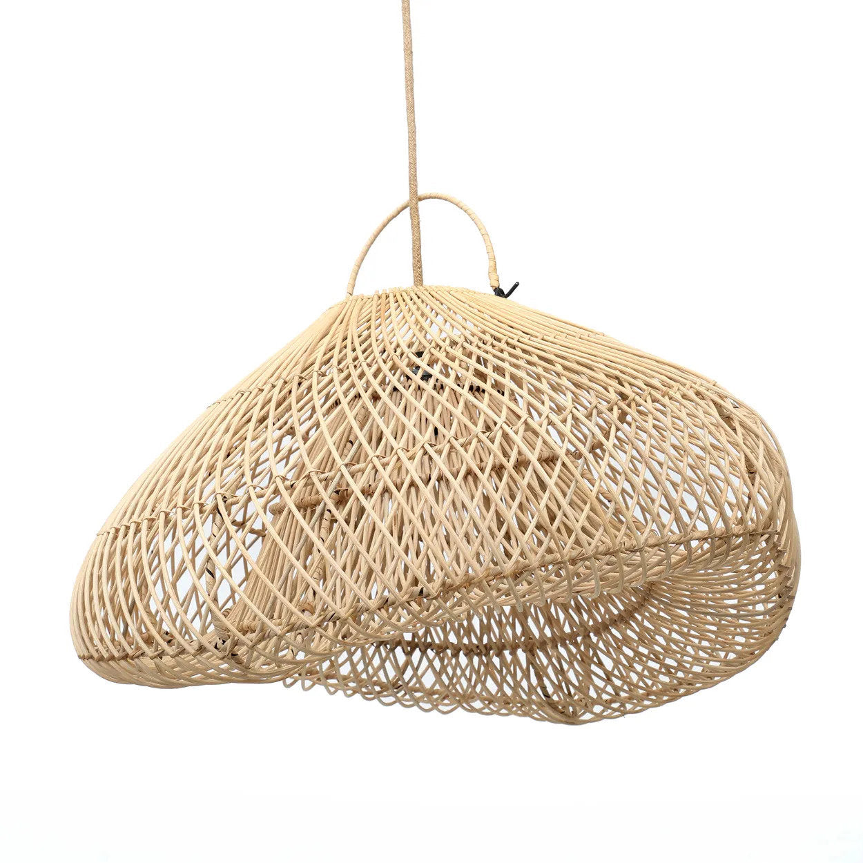 Abat-jour Cloud en rotin - Naturel - M - Bazar Bizar