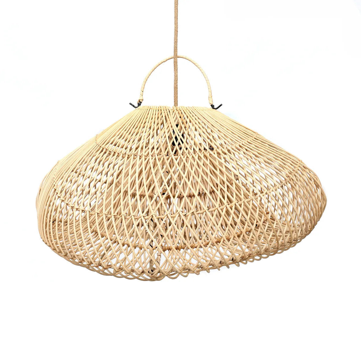 Abat-jour Cloud en rotin - Naturel - M - Bazar Bizar
