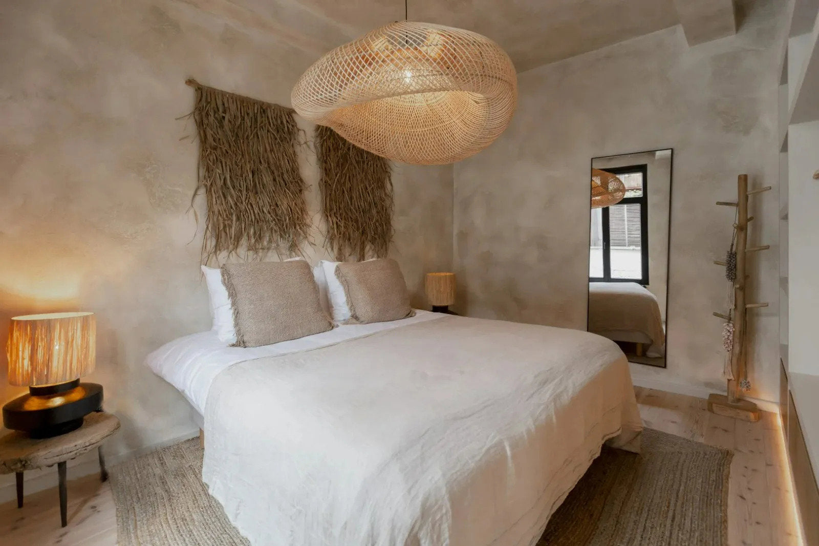 Abat-jour Cloud en rotin - Naturel - XXL - Bazar Bizar