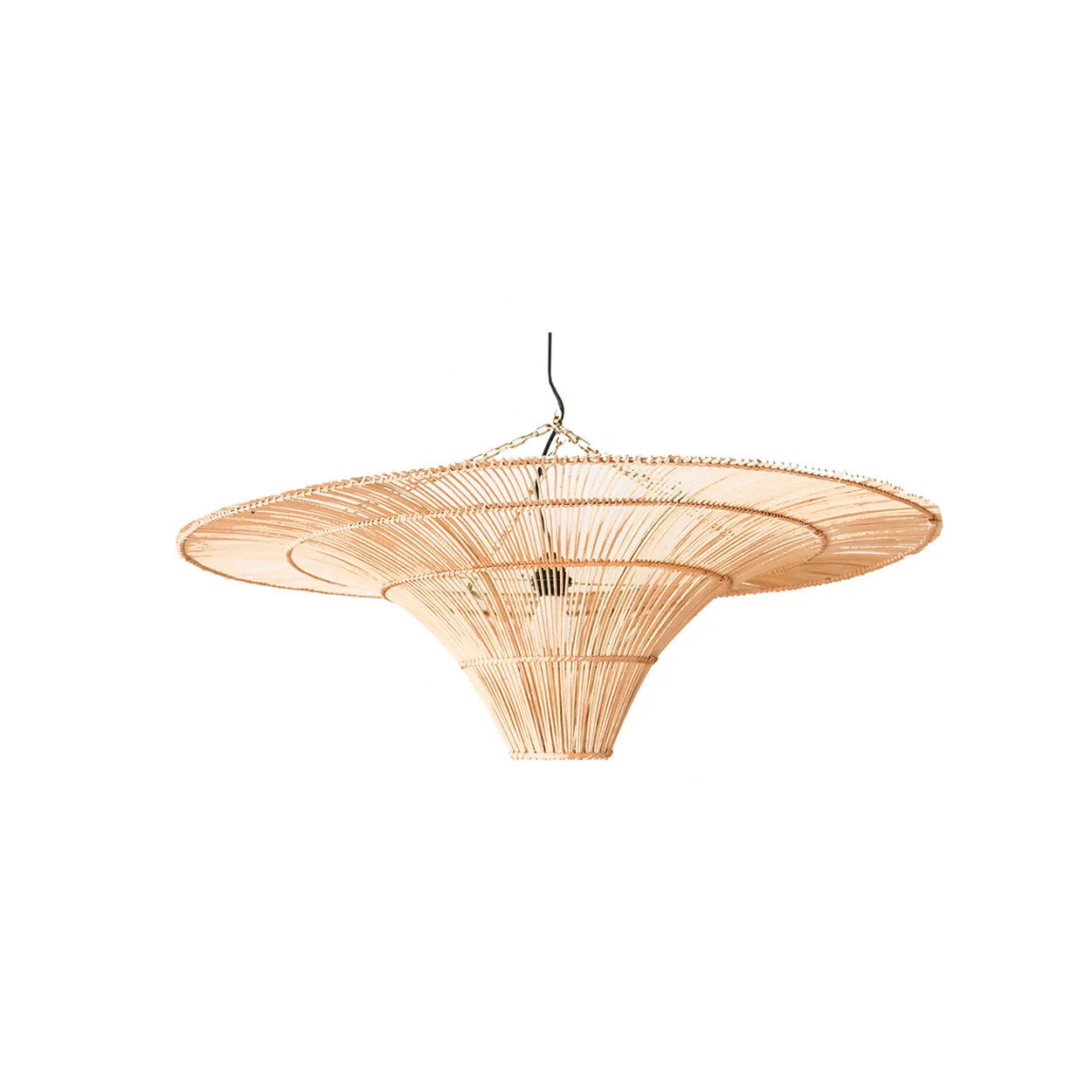 Abat-jour Sky en rotin - Naturel - L - Bazar Bizar