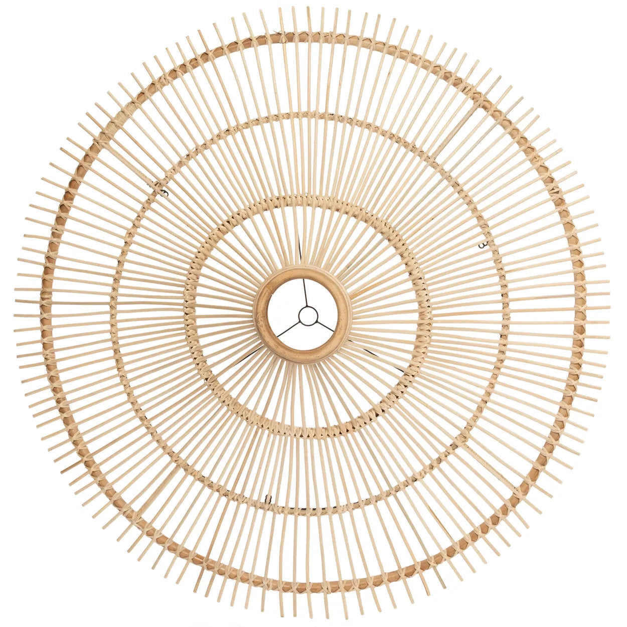 Abat-jour Sky en rotin - Naturel - XXL - Bazar Bizar