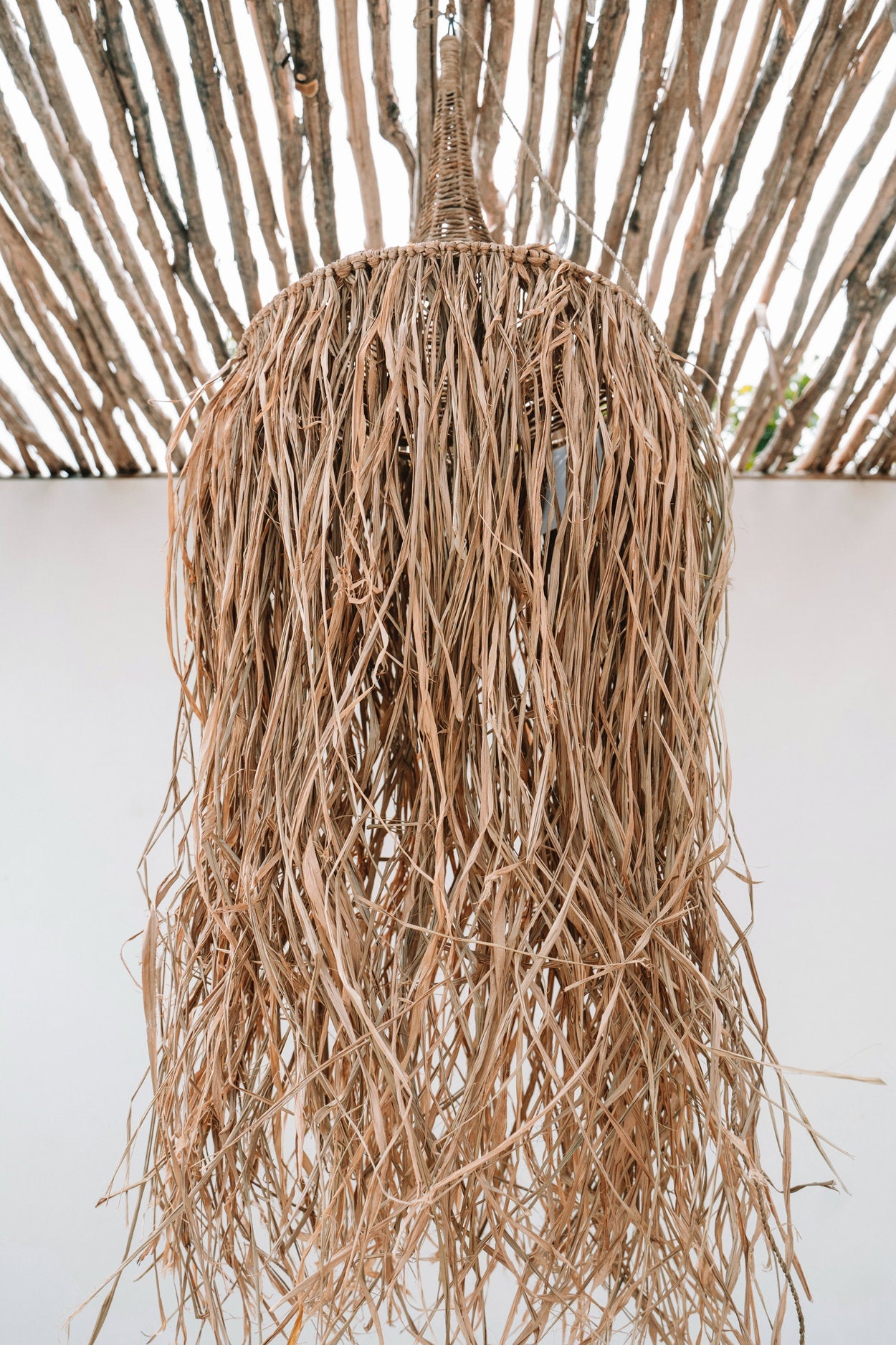 Abat-jour Honolulu en raphia - Naturel - Bazar Bizar