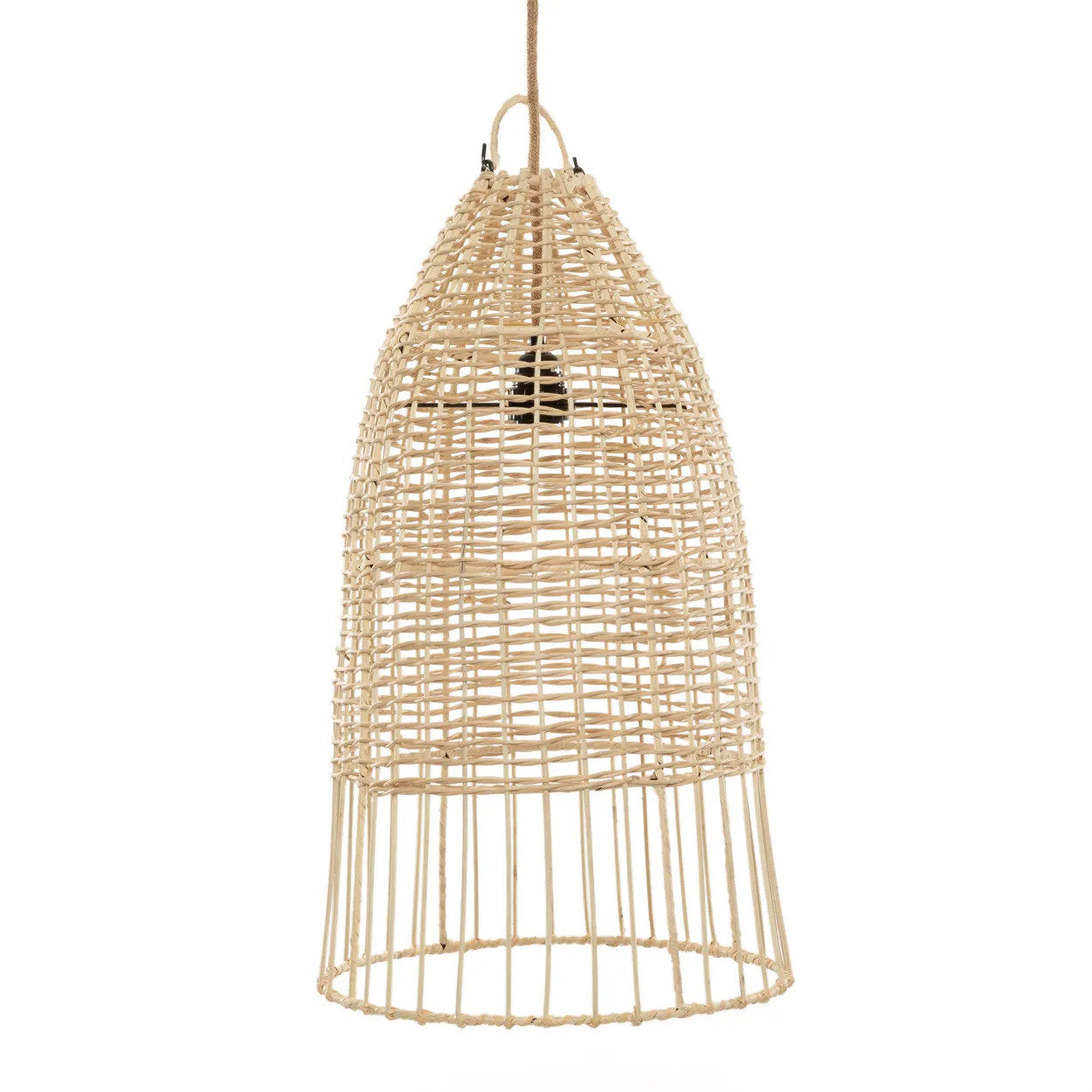 Abat-jour Elba en rotin - Naturel - M - Bazar Bizar