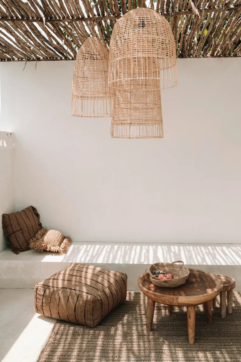 Abat-jour Elba en rotin - Naturel - M - Bazar Bizar