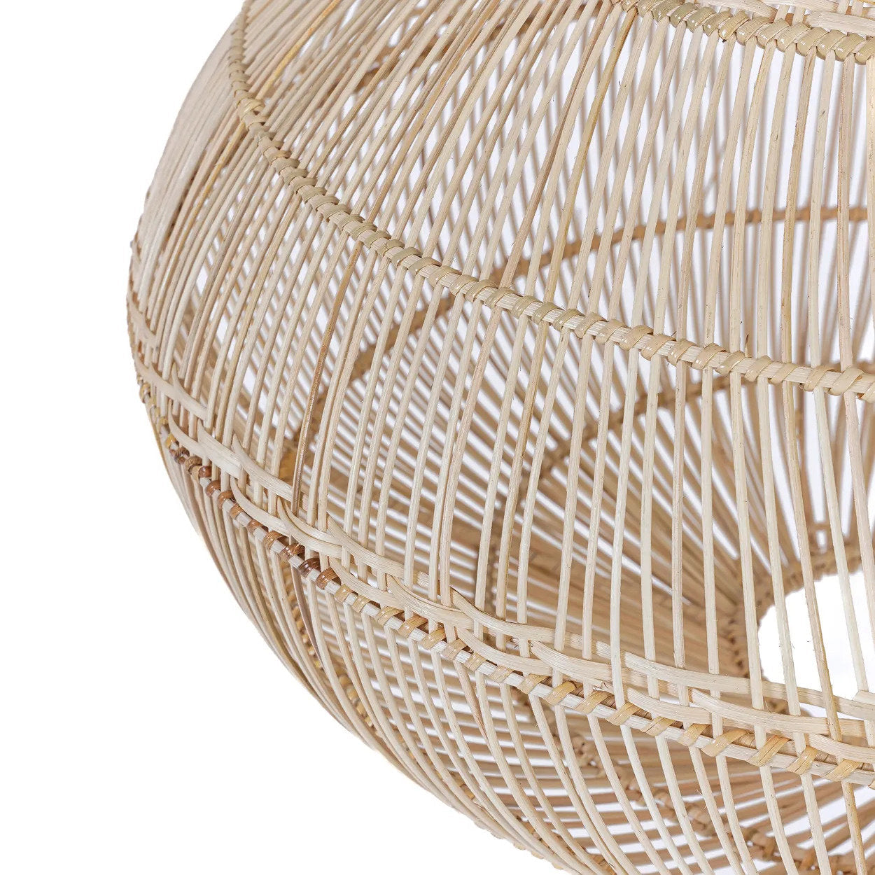 Abat-jour Drop en rotin - Naturel - M - Bazar Bizar