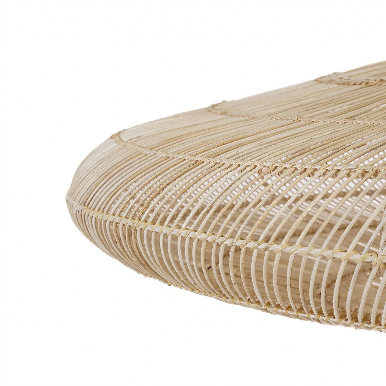 Abat-jour Macaron en rotin - Naturel - L - Bazar Bizar