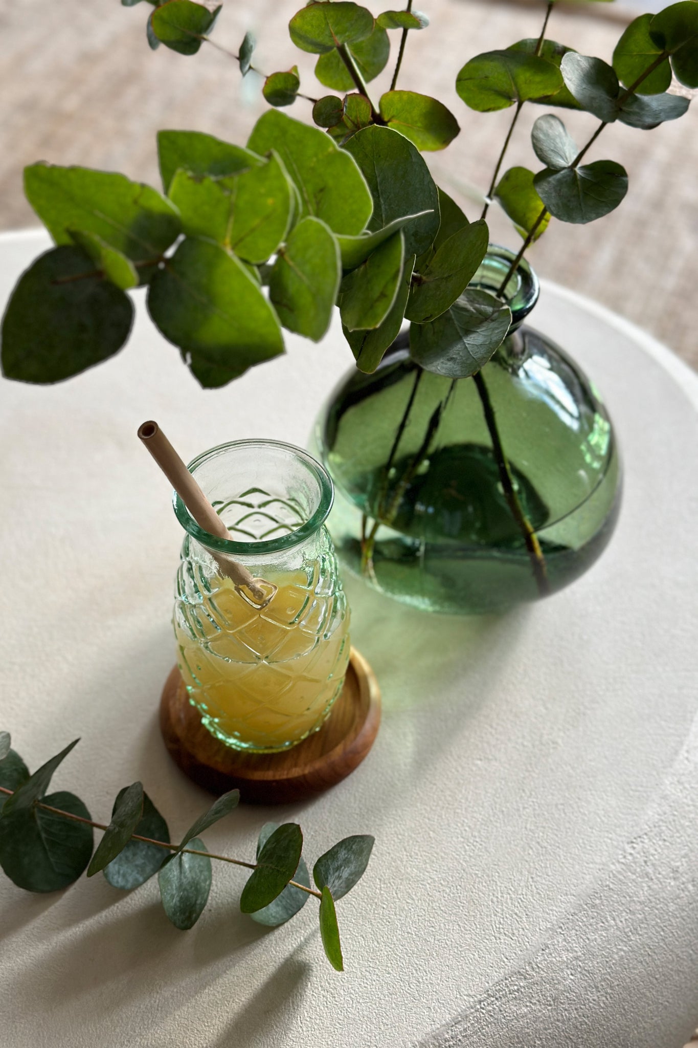 Verre Ananas large en verre recyclé – Design tropical, esprit bohème |  Bazar Bizar