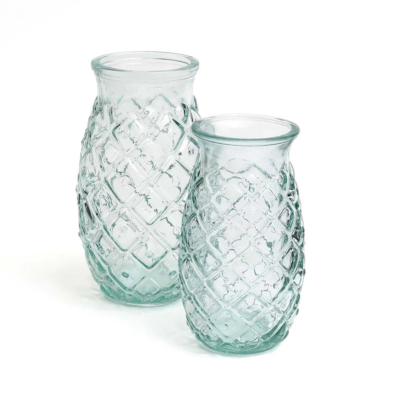Verre Ananas large en verre recyclé – Design tropical, esprit bohème |  Bazar Bizar