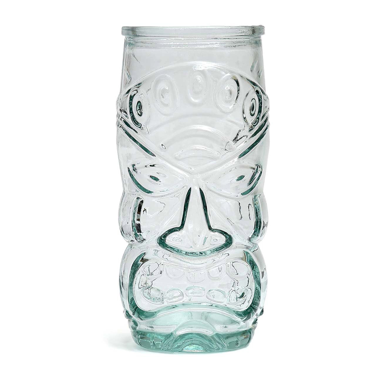 Verre Tiki en verre recyclé – Design tropical, esprit bohème | Bazar Bizar