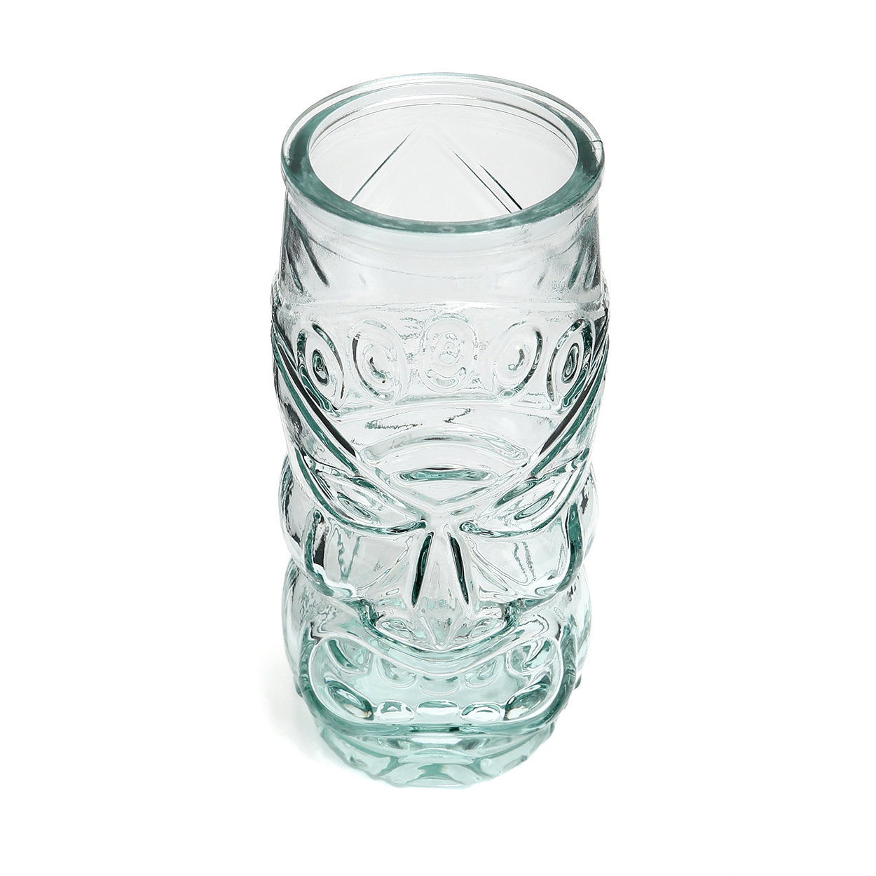 Verre Tiki en verre recyclé – Design tropical, esprit bohème | Bazar Bizar