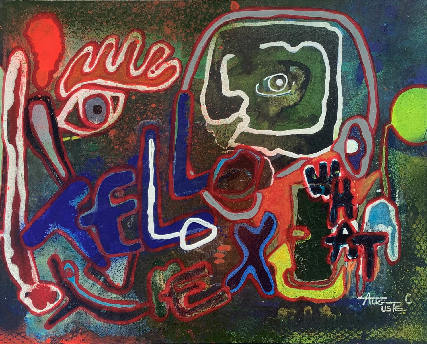 "Tell me what" (2024) - 24 cm x 30 cm - Christelle Auguste