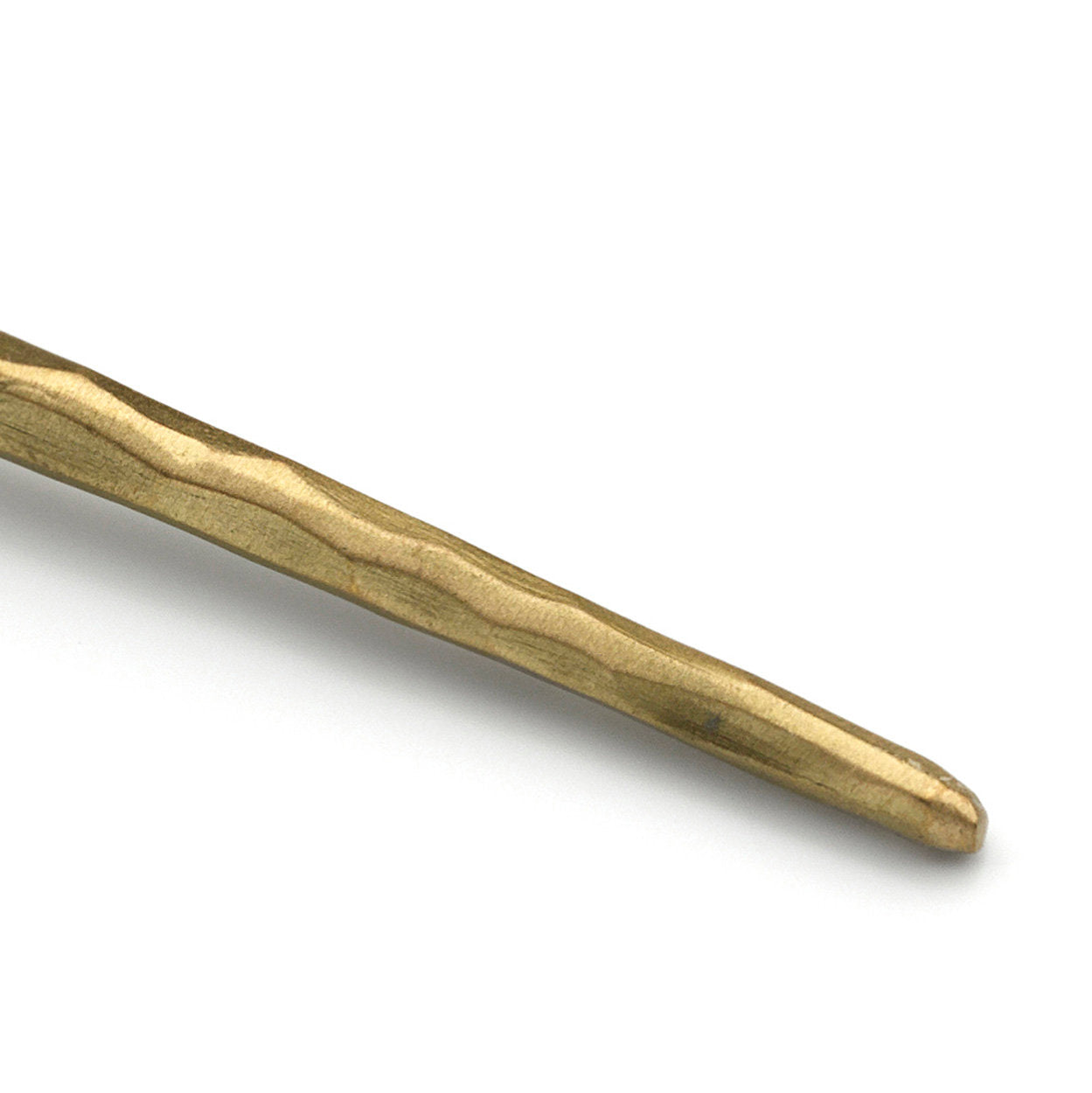 Fourchette à dessert “Olive” – Laiton doré, Design raffiné | Bazar Bizar