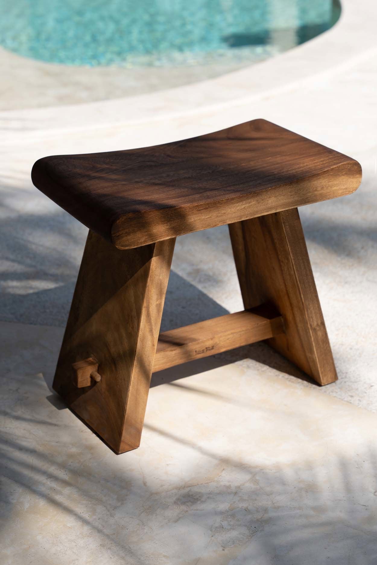 Tabouret Suar 50 - Naturel - Bazar Bizar