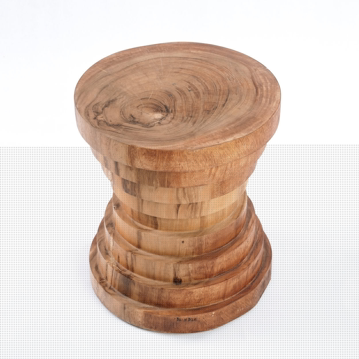 Tabouret Mazu en suar - Naturel - Bazar Bizar