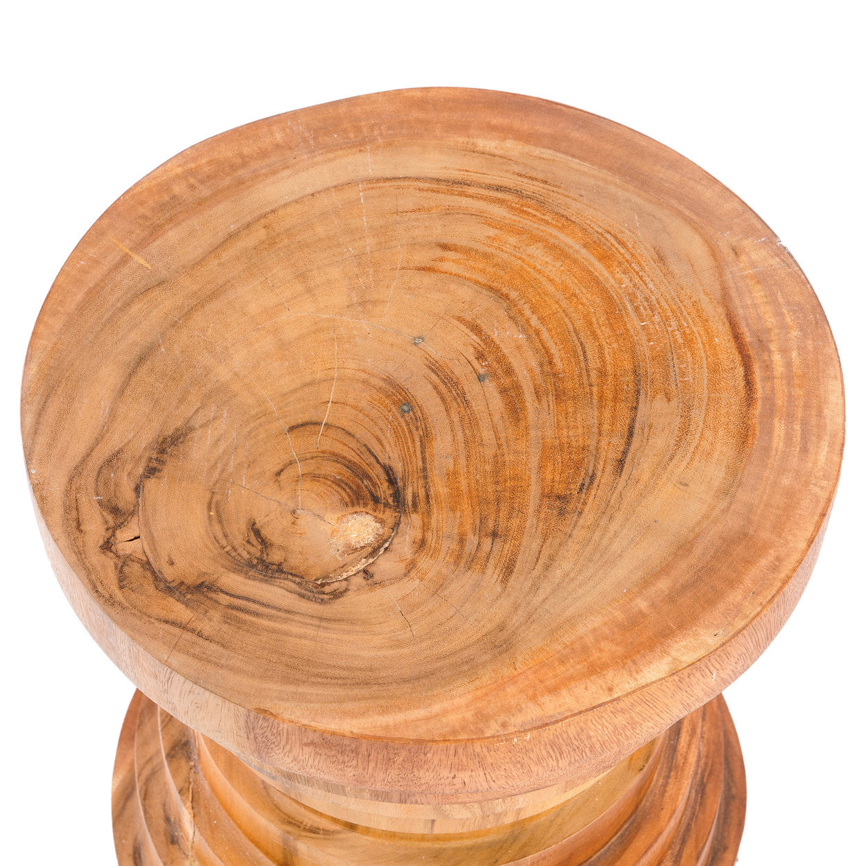 Tabouret Mazu en suar - Naturel - Bazar Bizar