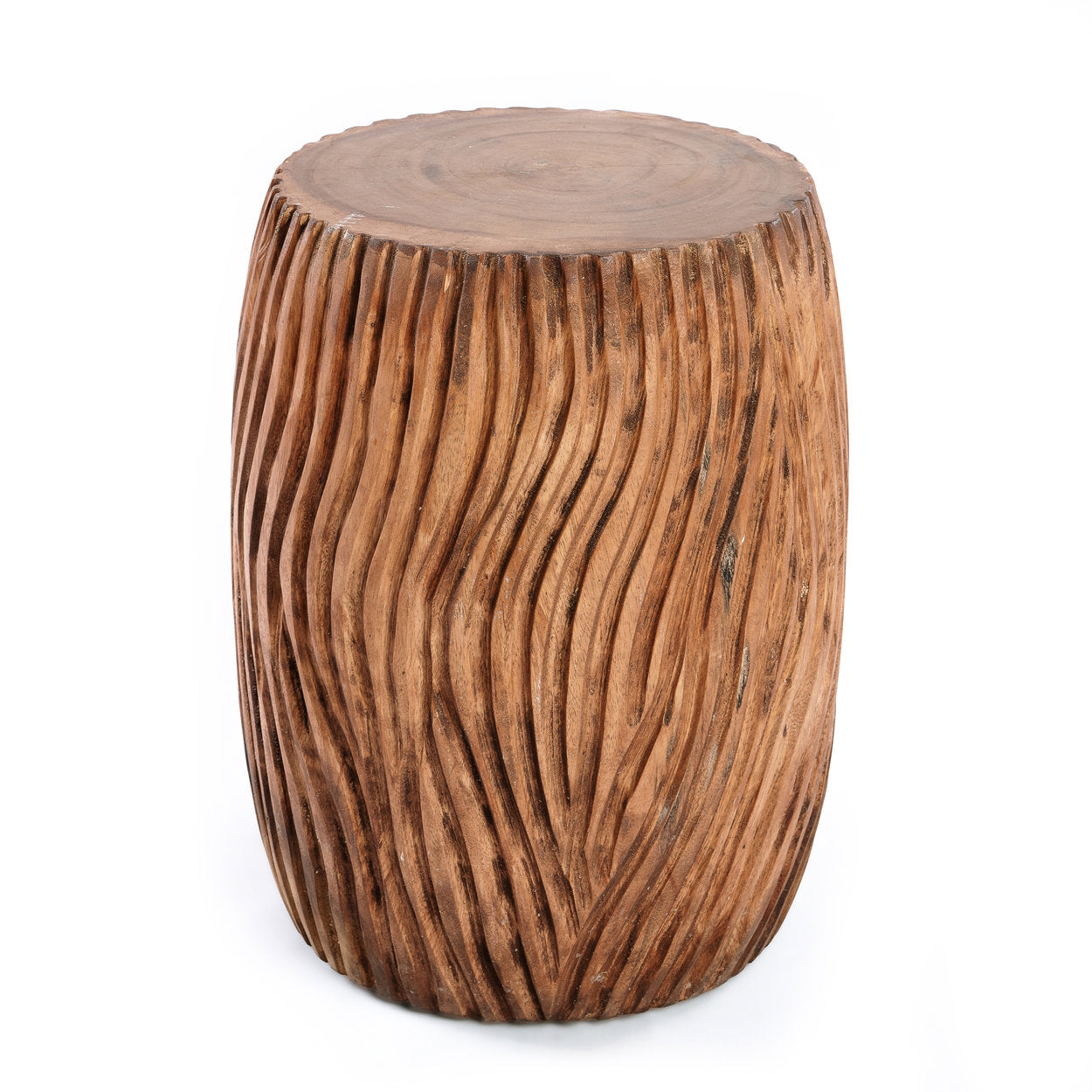 Tabouret Celebes en suar - Naturel - Bazar Bizar