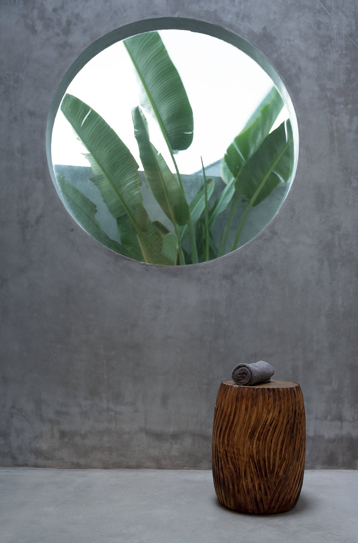 Tabouret Celebes en suar - Naturel - Bazar Bizar
