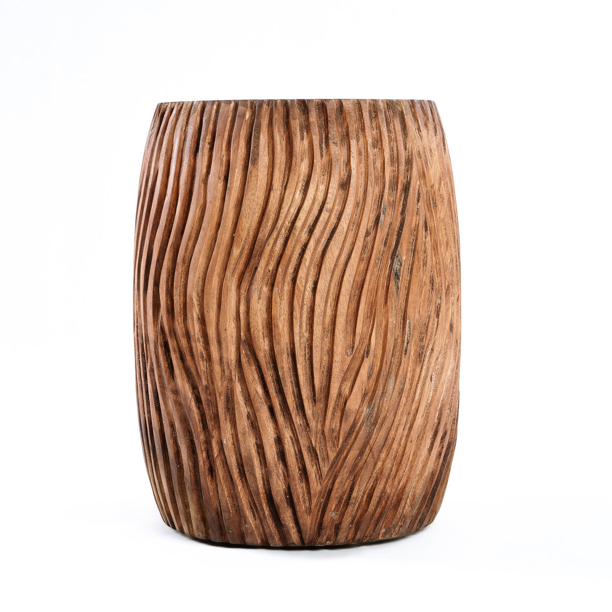 Tabouret Celebes en suar - Naturel - Bazar Bizar